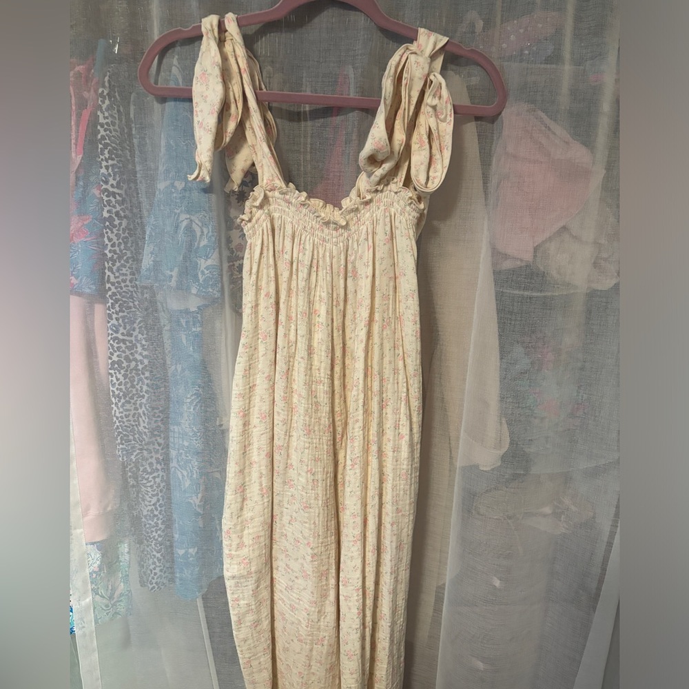 Nothing Fits But floral muslin jumpsuit